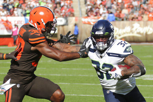 Chris Carson among Week 6's top rushers
